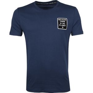 Ecoalf - Natal T-Shirt Navy - Heren - Maat XXL - Modern-fit