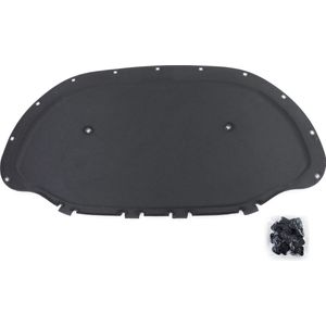 Isolatiemat motorkap - Zwart - voor Skoda Octavia III 5E vanaf 2012 - met clips