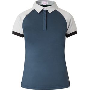 Horze Laura Trainingsshirt, dames, Obscure Night Blue/ Pebble Grey, 38