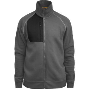 Jobman 5141 Sweatshirt Full-Zip 65514195 - Donkergrijs - S