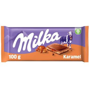 Milka Chocolade Reep Karamel 5 repen x 100 gram