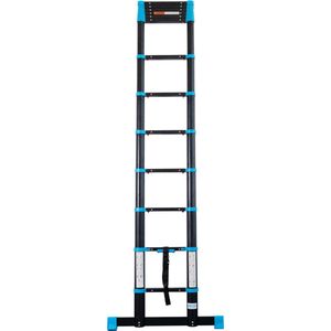 Telescoopladder Eurostairs | Vouwladder 3,8 meter | 13 treden met softclose