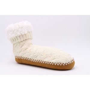 Alpacas Footwear - Sokslof - Warme voering - Antislip zool - Ivory - 39/41