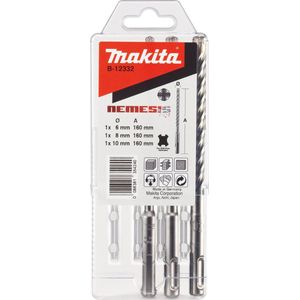 Makita B-12332 / B-59075 SDS-Plus 3 delige Betonborenset