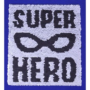Kobaltblauw Super Hero T-shirt