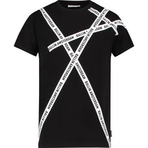 Ballin Amsterdam -  Jongens Regular Fit  T-shirt  - Zwart - Maat 176