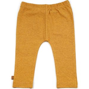 Frogs and Dogs - Legging Ocher Melange - Okergeel - Maat 68 - Meisjes