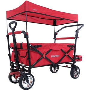 FUXTEC Bolderkar CT800 - opvouwbaar - rood