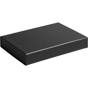 Magneetdoos geschenkdoos - Luxe Giftbox, 31x22x5 cm ZWART (5 stuks)