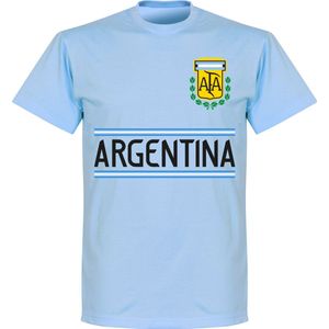 Argentinië Team T-Shirt - Lichtblauw - L
