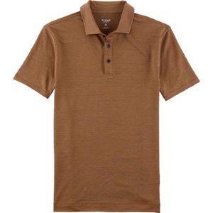 OLYMP Polo Level 5 Casual - slim fit polo - bruin - Maat: XXL
