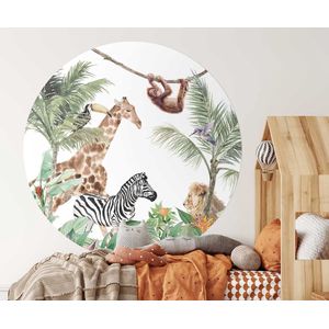Behangcirkel 60cm Studio Wallz - Jungle Afrika