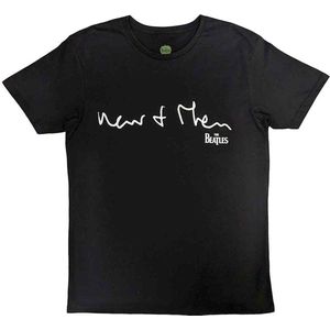 The Beatles - Now & Then Heren T-shirt - L - Zwart