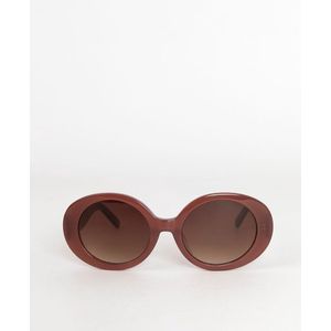 Sissy-Boy - Bordeauxrode ronde zonnebril