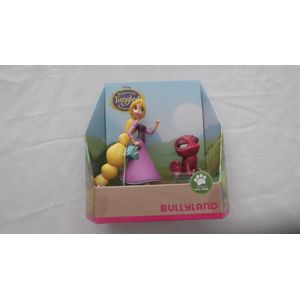 Disney 2 Speelfiguurtjes Raponsje/ Rapunzel - Bullyland - 7 cm