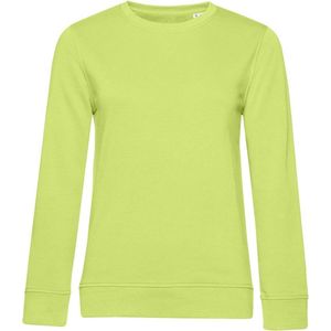 B&C Dames/dames Organic Sweatshirt (Kalk groen)
