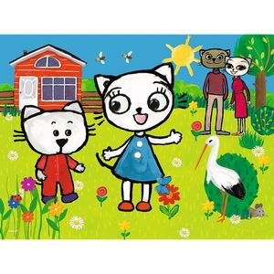 Trefl puzzel The Adventures of Kitty Feline - 30 stukjes kinderpuzzel.