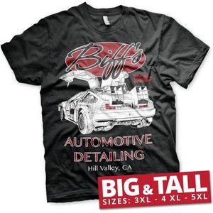 Back to the Future Biff's Automotive Detailing Longsleeve Tee Black-2XL