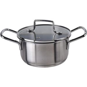 Kookpan met Deksel | Rvs | Ø16 cm | 1,75 Liter