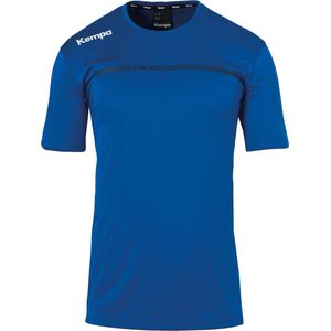 Kempa Emotion 2.0 Poly SS Shirt Heren Sportshirt - Maat XL  - Mannen - blauw