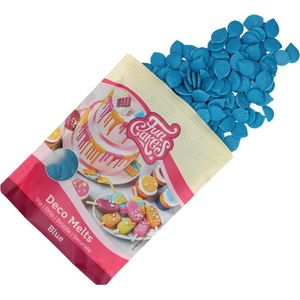 FunCakes Deco Melts Smeltsnoep - Candy Melts - Smeltchocolade - Blauw - 250g
