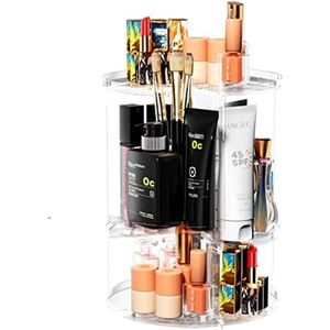 Make-uporganizer, cosmeticaorganizer, 360 graden draaibaar, van kunststof