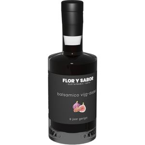 Flor y Sabor balsamico vijg-dadel 9 jaar gerijpt - 200ml fles