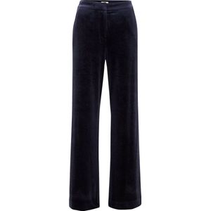 WE Fashion Dames wide leg pantalon van velvet