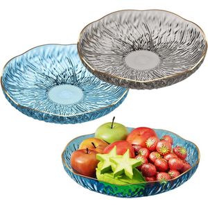 2 Pcs Stijlvol Ontwerp Kunststof Fruitmanden - Duurzaam en Luxe - Etagere - Prachtig Elegant Fruithouder - Moderne Fruit Bowl