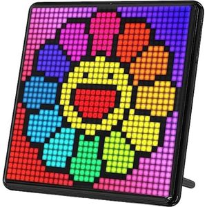 Gaming Accesoires voor Kamer - Gaming Decoratie - LED-paneel Retro RGB LED-display Wandlamp Pak LED-verlichting DIY Pixel Art Animatie Slimme app-bediening