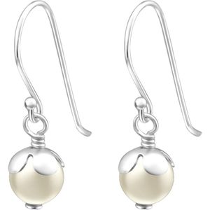 Montebello Oorbellen Adora - 925 Zilver - Swarovski® Parel - ∅6mm - 21mm