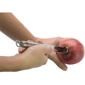 Appelboor, cromargan-rvs, 24 cm, deels gematteerd, vaatwasmachinebestendig