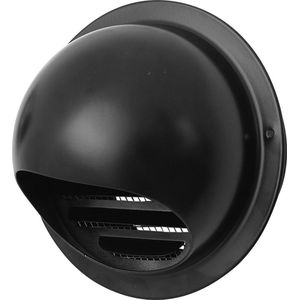 Bolrooster mat zwart Ø150 mm