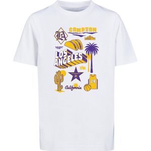 Mister Tee - LA Classic Kinder T-shirt - Kids 158/164 - Wit