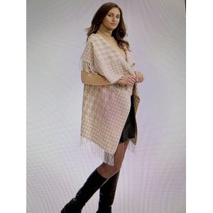 Poncho Vanity van katoen - Beige