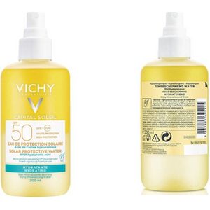 Vichy Capital Soleil Zonnebrand Water Hydratatie SPF50- 20 x 200 ml voordeelverpakking