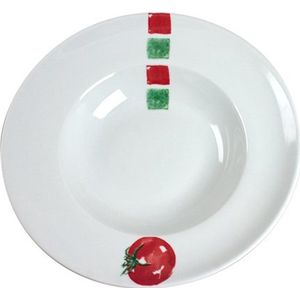 Tomato - Pastabord - 27,5xh6cm - Porselein - (set van 6)