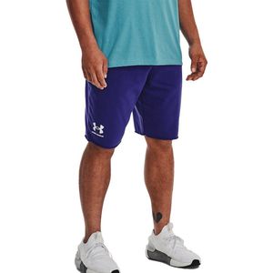 Under Armour Rival Terry Korte Broek Blauw S / Regular Man