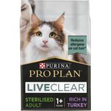 Pro Plan LiveClear Sterilised Adult - Kattenvoer Droogvoer - Kalkoen - 7kg