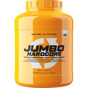 Scitec Nutrition - Jumbo Hardcore (Chocolate - 3060 gram) - Weight gainer - Mass gainer - Sportvoeding