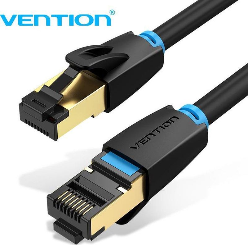 Vention Internet LAN kabel CAT 8 - SSTP Netwerkkabel CAT 8 - 40 GB/s & 2000 MHz - 5 meter