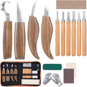 Houtsnijgereedschap Set 15 Stuks - Professionele Snijmessen voor Houtbewerking