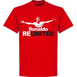 Ronaldo Re-United T-Shirt - Rood - XXL