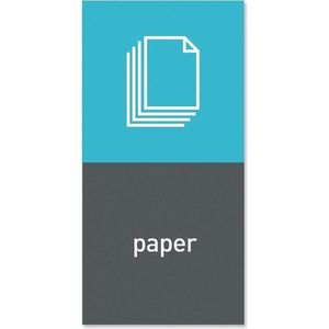 Afvalemmer Marker Magnetisch - Papier - Grijs - Simplehuman