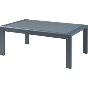 Tuintafel Avise 100x60x40 cm glazen tafel antraciet casa.pro