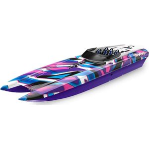 Traxxas DCB M41 Catamaran Raceboot TQi TSM, Paars