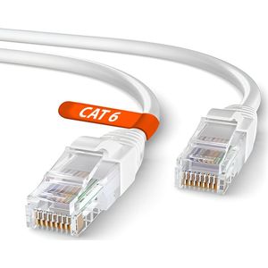 Xssive Cat 6 Netwerkkabel 1 Meter - Voor Streamen op 4K Ultra HD - Gigabit - Ethernet Kabel - Internetkabel - UTP naar UTP - RJ45 LAN CAT6 Kabels