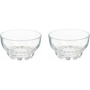 Pasabahce IJcoupes/IJsjes/Dessert serveer schaaltjes - set 12x stuks - kristal glas - 275 ml