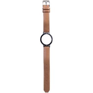 JU'STO J-WATCH bandje Leather Light Brown - GRANDE