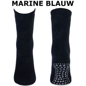 Basset Homepads sokken 1 paar marine blauw - maat 19/22